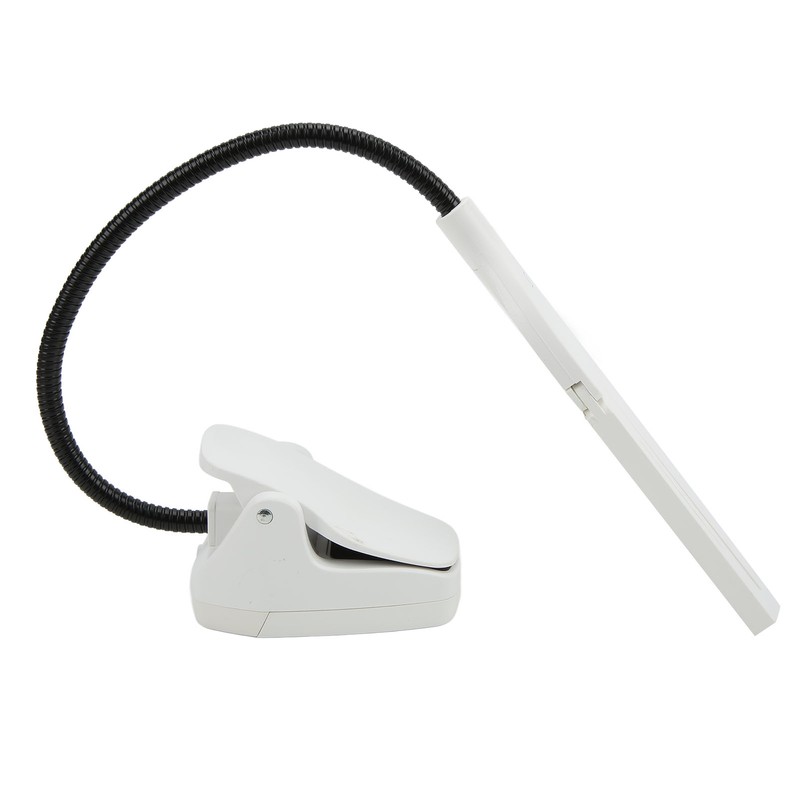 Music Stand Light LED Rechargeable Bendable Professional Design White Lamp