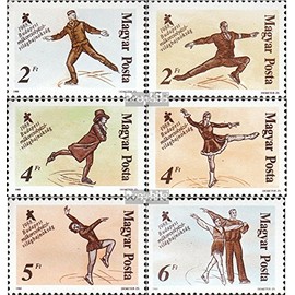 Hungary 3946A-3951A (complete.issue.) unmounted mint/never hinged ** MNH 1988 Figure Skating-WM (Stamps for collectors) Winter sports (skiing/ice hockey/bobsleigh ...)