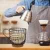 Futihana Coffee Filter Holder with Lid, Coffee Filters Storage, Wooden