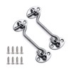 2 Pack 4 Inch Hook and Eye Latch, 304 Heavy