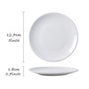 MBBITL Porcelain Appetizer Plates Set of 3, 5 Inch White