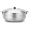 Alpine Cuisine 13-Quart Nonstick Aluminum Caldero Pot with Aluminum Lid