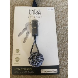 Native Union Key Cable Lightning to USB Charging Key Fob (Apple MFi Certified)