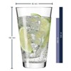 GRAVURZEILE Leonardo Water Glass with UV Print – Flamingo Design