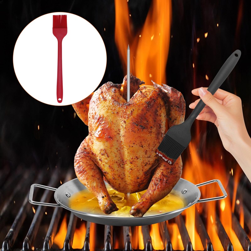 Al Pastor Skewer for Grill, Stainless Steel Vertical Skewer, Brazilian