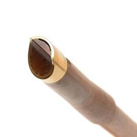 Key of F Wooden Whistle VFC-01 Great Sound Hand Carved Stabilized wood Traditional Folk Wind Instrument Orchestra Flute Unique Woodwind Handmade, Brown wood