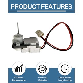 Donminggl 242077704 Refrigerator Evaporator Fan Motor Fit for Frigidaire White-Westinghouse Refrigerator Replace 5304530651 242077704 4976025 AP7179350 PS16660872 EAP16660872