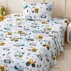 Twin Bed Sheets Set for Boys, 3-Piece Bed Sheet Set