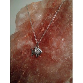 Fish Charm Necklace and Pendant, Scuba diving gift for her, surfing jewellery