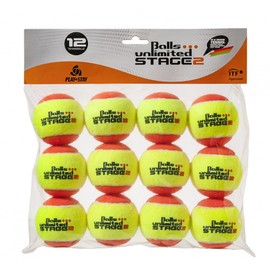 Balls ... unlimited Stage 2 (orange) Kinderbälle, Trainingsbälle 50% Druckreduziert, Methodikbälle - 12er Pack