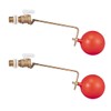Adjustable 1/2" Part 2 Ball-Cock Float Valve with Ball for