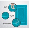 100% Cotton Bath Mats for Bathroom Floor Set of 2