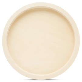 Circle Wood Panels for Painting 14 inch Diameter, Pack of 1 Round Canvas Boards, Unfinished Wooden Trays for Crafts, by Woodpeckers