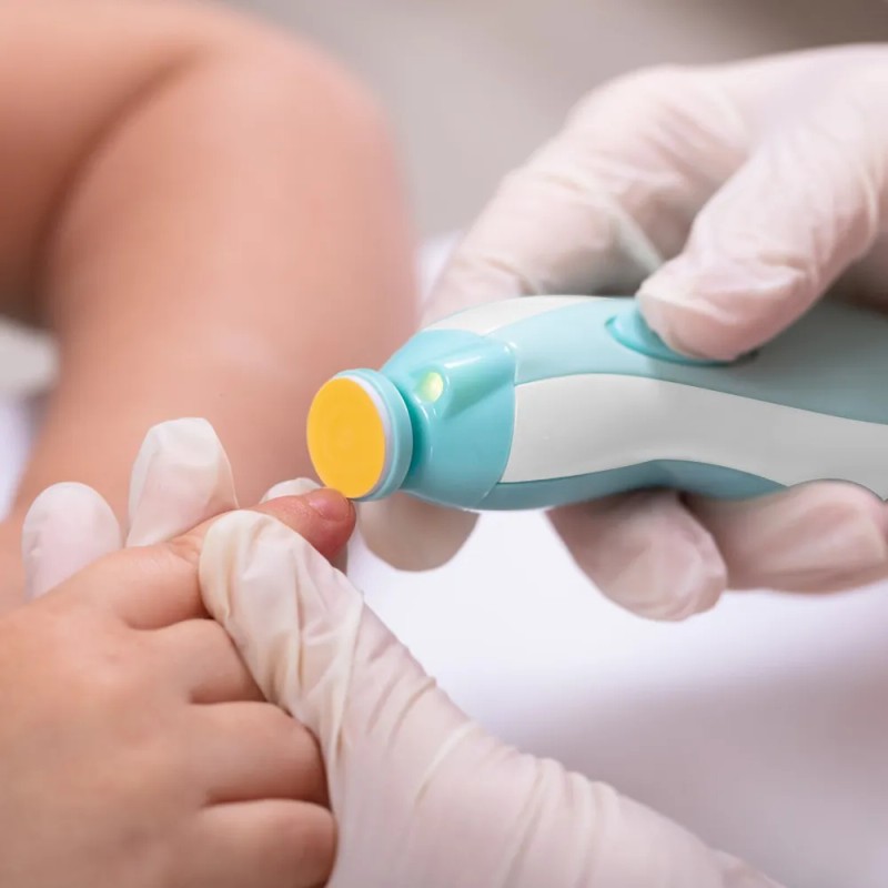 Lima De Uñas Bebe Eléctrica Cortadora, 6 Cabeza Molienda