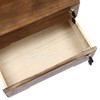 BRICZUNA 15.75 * 11 * 8.66in Desktop Storage Cabinet with