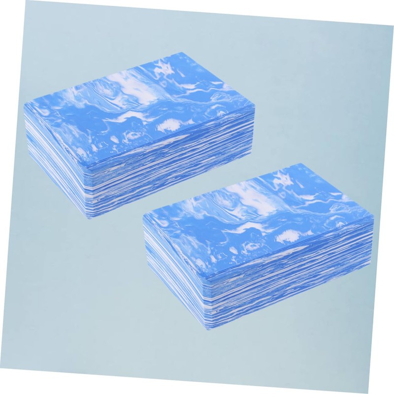 Sosoport High Density Eva Yoga Bricks Camouflage Fitness Blocks 2pcs