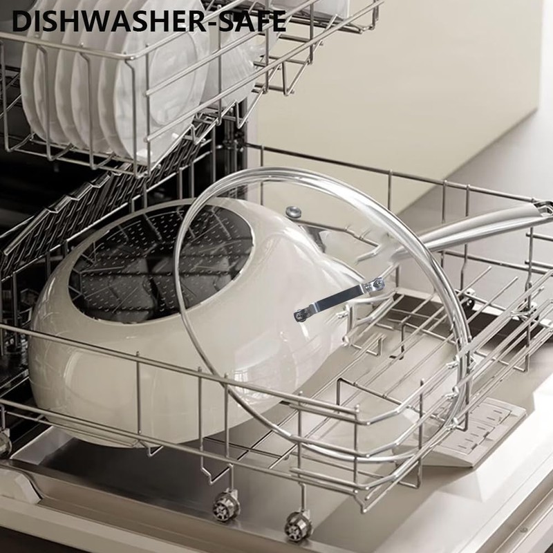 12 InchTempered Glass Lid, Cooking Pot Lid with Stainless Steel