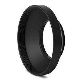 CELLONIC Ø 67mm Wide Angle Lens Hood Compatible for Ø 67mm Metal Screw-in Cylindrical/Round Sun Shade Protector Cover