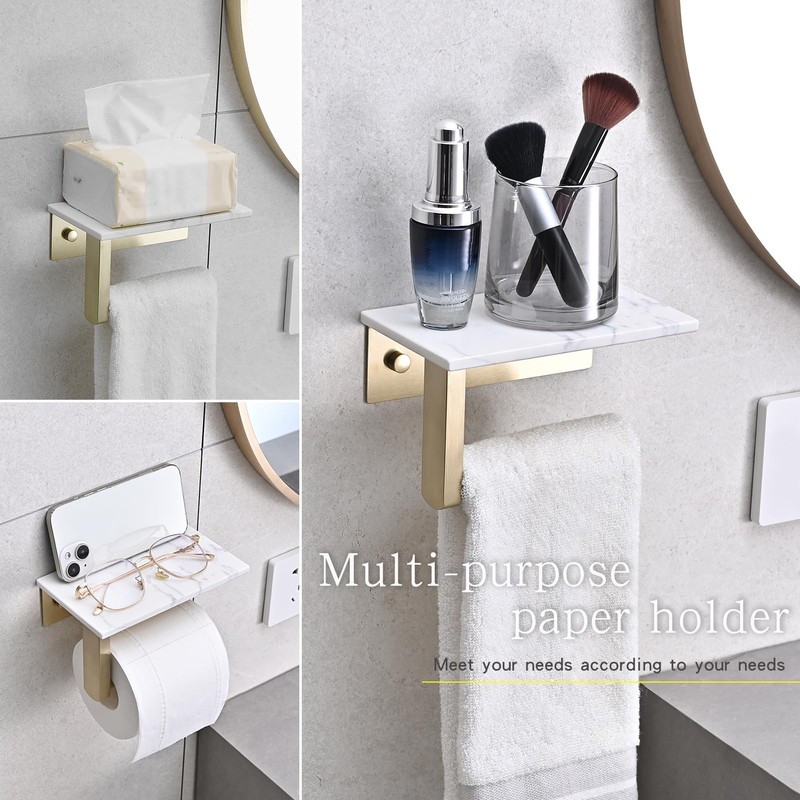 JOMANDAN 304 Wall Mounted Toilet Paper Holder, Toilet Paper Phone