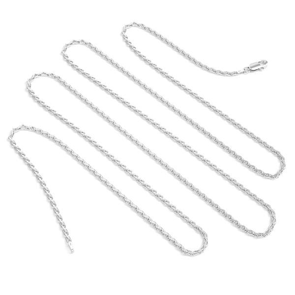 925 Sterling Silver 2MM Rope Chain 24