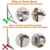 CLT Shelf Bracket 18” x 12" Max Load: 550 lb