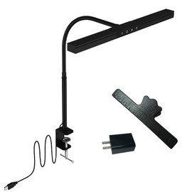 Vantone LED Piano Lamp Grand Piano Lamp with Clamp Keyboard Sheet Music Illumination Home Study Office Clip-on Light Direction & Light Color Adjustable Adequate Lighing with Timer Setting