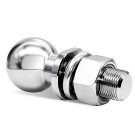 Citymons Trailer Hitch Ball 2-5/16 inch, 7500LBS GTW and 750LBS TW, 1 x 2 Inch Shank, Fit 1 inch Hole, Tow Hitch Ball Fit for RV Towing, Motorcycles & Powersports