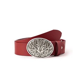 MGM Legno Women's Belt, Red (Red 950-3)