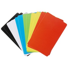 PATIKIL Blank PVC Cards, 12 Pack Inkjet Plastic ID Card CR80 30 MIL White Printable Business Cards, Waterproof Double Sided Printing for Photo ID Badge Inkjet Printers Glossy, 6 Colors