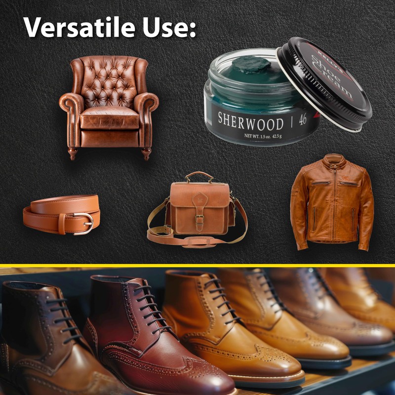Kelly's Sherwood Shoe Polish 1.5 oz - Professional Leather Shoe