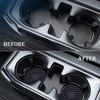 MEAJOO 2-Piece Car Cup Holder Insert – 2.75 Inch Non-Slip