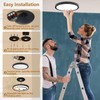 4PK 12 Inch LED Flush Mount Ceiling Light,24W, 2520LM, 3000K/4000K/6000K