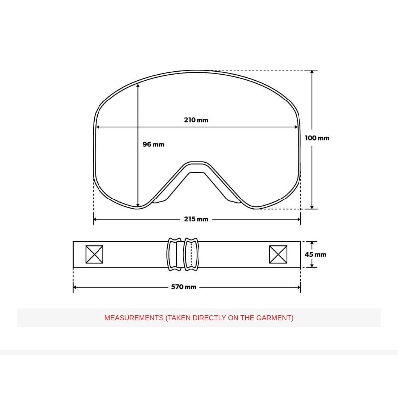 SIROKO - OTG Snowboard and Ski Goggles with Zeiss GX