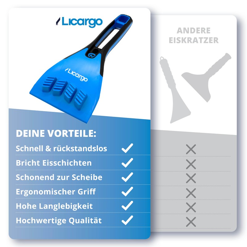 LICARGO® Ice Scraper Car [Made in Germany] - Ice Breaker
