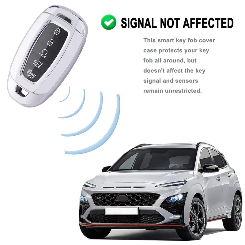 Key Fob Cover Case Fit for Hyundai Palisade Elantra GT