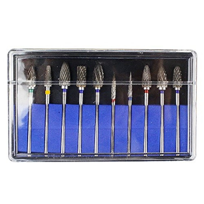Airgoesin HP Cutting Burs Cutter Drill Polisher Tungsten Carbide 10pcs/pk,