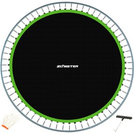 Zoomster Replacement Jumping Mat, Fits 15 ft Round Trampoline Frame with 96 V-Hooks, Using 7" Springs 159" Premium Trampoline Mat (Spring not Included)