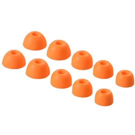 Replacement Eartips Silicone Buds Ear Tips Set for Powerbeats pro 2 Wireless Earbuds,5 Pairs (Electric Orange)