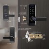 GEKRONE Smart Front Door Lock with Lever Handle, Keyless Entry