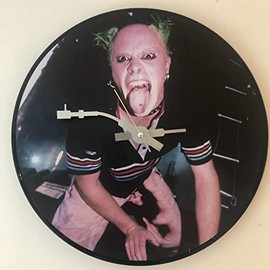 Iconic The Prodigy Keith Flint vinyl record wall clock