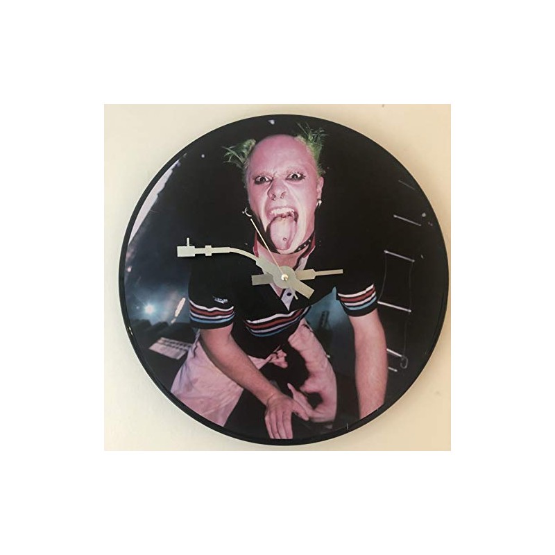 Iconic The Prodigy Keith Flint vinyl record wall clock