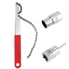 QWORK® Bike Chain Whip Tool Set, Universal Bicycle Cassette Chain