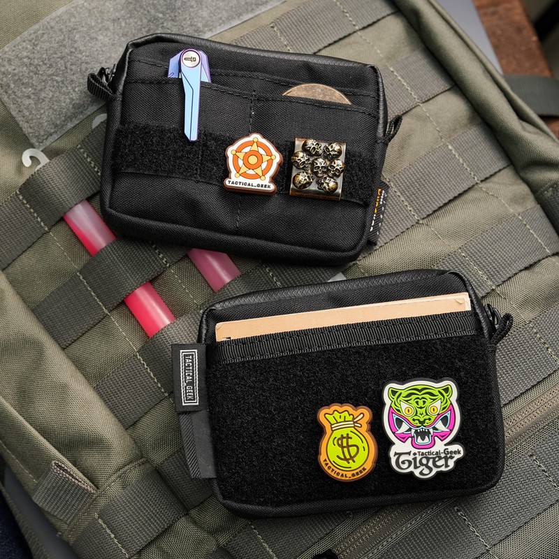 TACTICAL GEEK Storage A3 EDC Pouch Organizer, Nylon Multi-Functional Utility