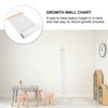 Alipis Canvas Growth Chart Height Recording Ruler, Wood Frame Canvas
