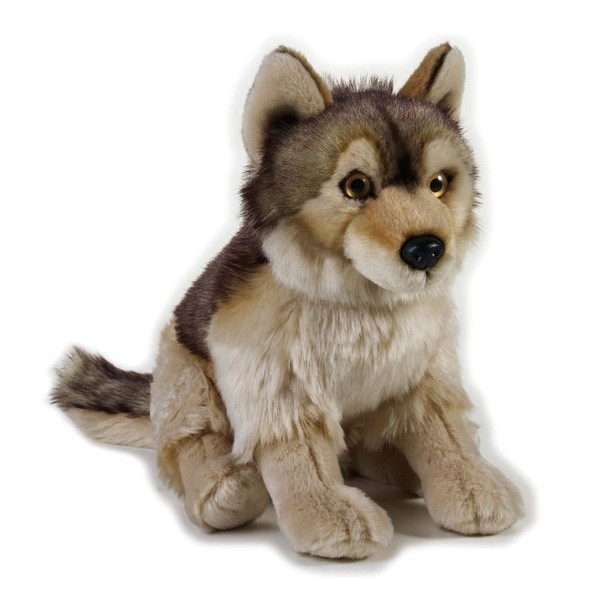 National Geographic Stuffed Animals Hand Puppet (1 Piece), Medium, Wolf