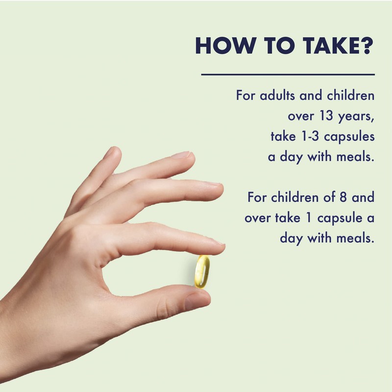 Higher Nature - Omega 3 1000mg Fish Oil Capsules -