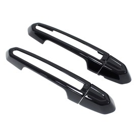 ApplianPar 4Pcs Black Front Rear Left Right Exterior Door Handle Cover for ATS XTS CT6 XT4 XT5 XT6 2013-2020