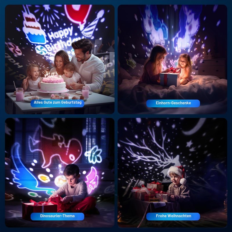 Diboniur Starry Sky Projector Children with 22 Films, Snooze Lights