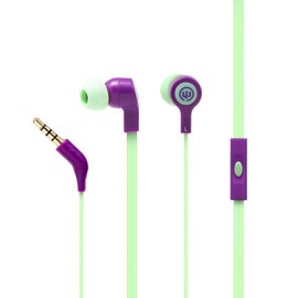 Wicked Audio Jekyll Earbud Headphone with High Fidelity, (Purple Pine)