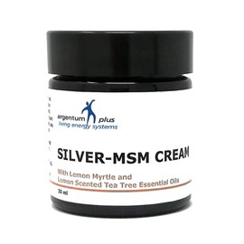 Silver-MSM Cream with Lemon Myrtle and Lemon Tea Tree Essential Oils - 30 ml